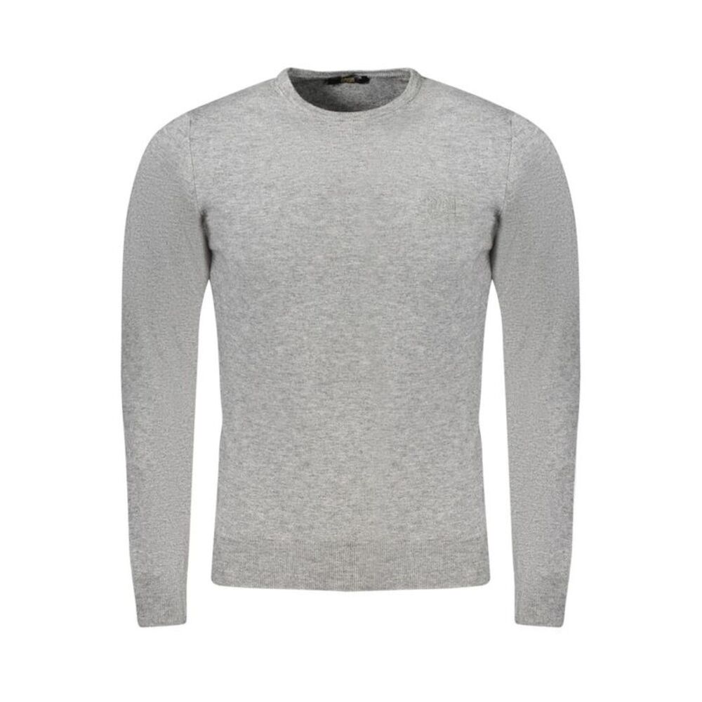 Cavalli Class Grigio Viscosa Men's Men's Sweater